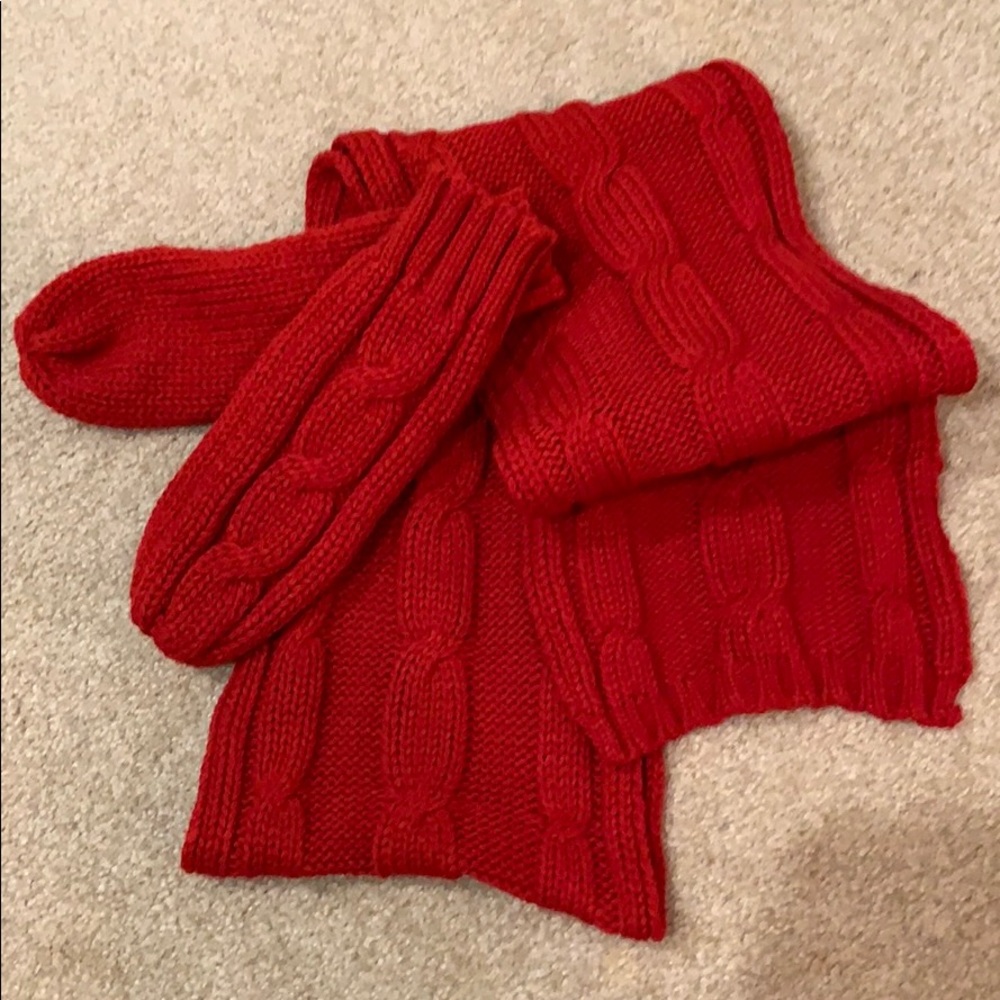 Scarf and Mitten Set